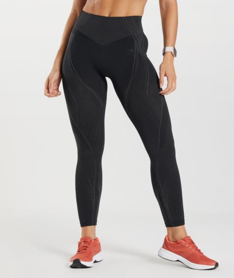 Women's Gymshark Apex Seamless Leggings Black | CA 0357DN